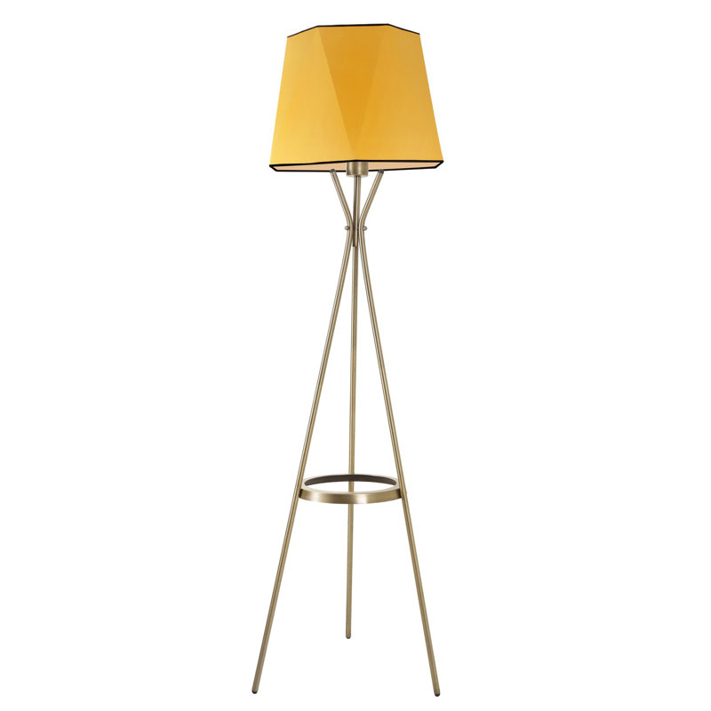 Lampe trépied 65 po Horicon, Moutarde