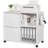 Keydy 31.5'' Wide 2 -Drawer Mobile Steel File Cabinet-1386447310