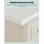 Bureau double blanc moderne et minimaliste