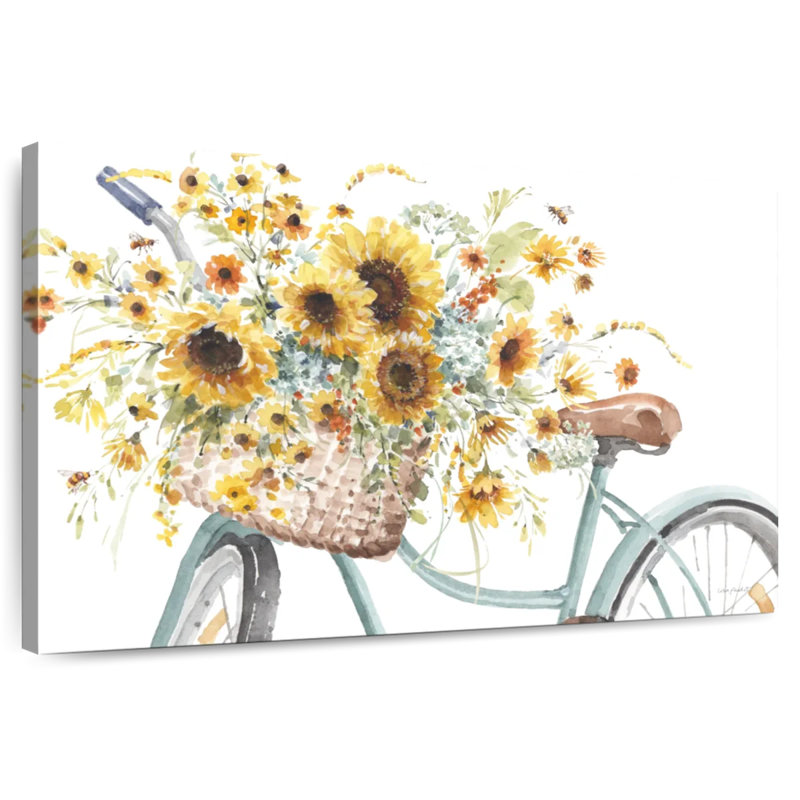 Tournesols pour toujours II, H 16 po x l 24 po