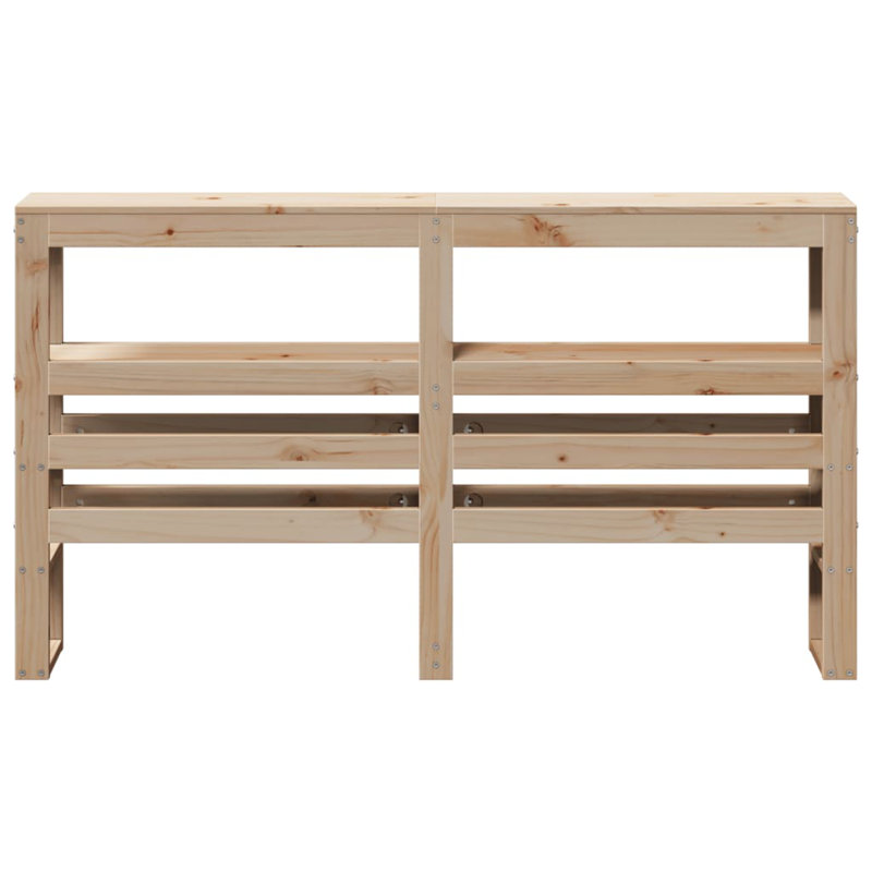 Courtois 80cm Solid Wood Headboard, 82cm x 126cm W x 19cm D, Brown