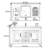 American retro style rest room bathroom cabinet-111166907