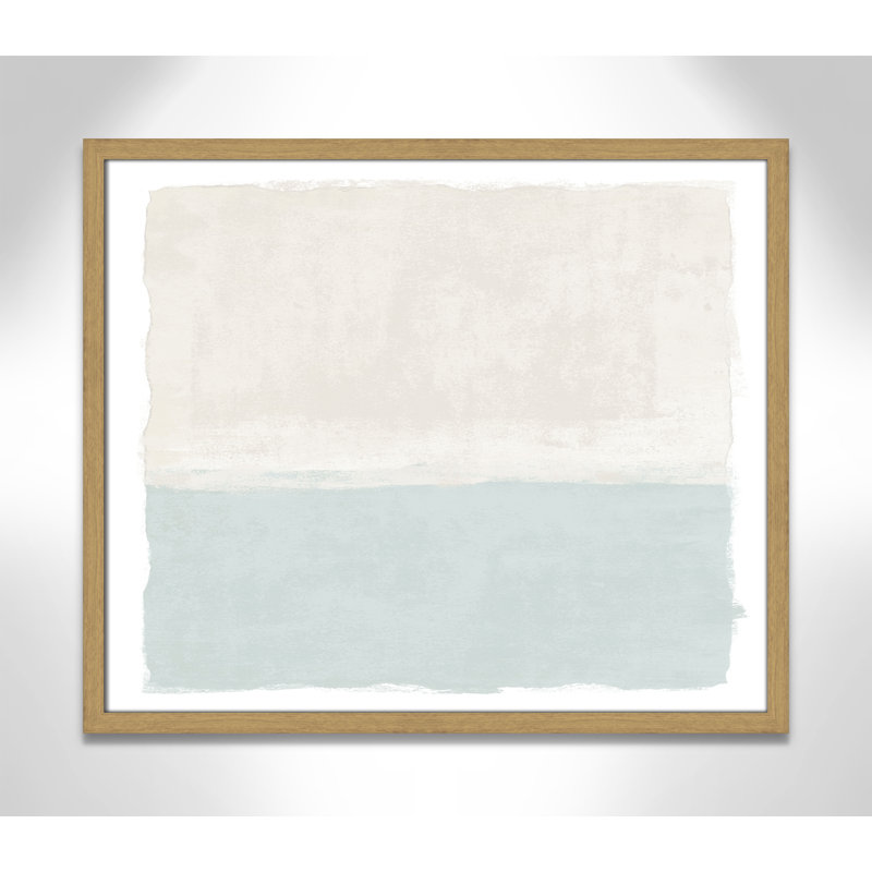 «Ocean Tides II», reproduction de paysage par Natalie Carpentieri, 25.5'' W x 21.5'' H, Impression encadrée
