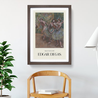 View of the Ballet Ballerina Dancers by Edgar Degas - Picture Frame Art Prints