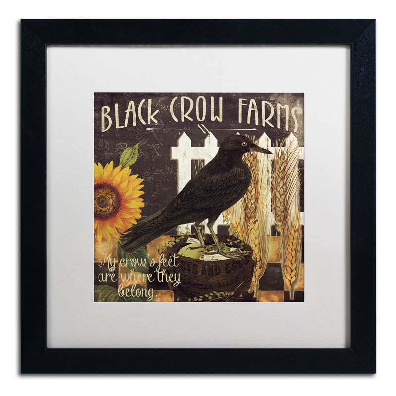 Jadaya «Vermont Farms X», affiche vintage encadrée, H 16 po x l 16 po x P 0,5 po, Blanc