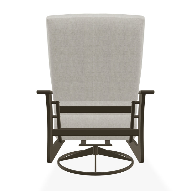 St. Catherine Polymer Outdoor Lounge Chair, Beachwood, Grasscloth Buff