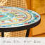 Table d'appoint de patio avec tablette Fenske-1618583326