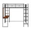 Lit mezzanine en métal avec 2 tablettes et 1 bureau Gerik-1589074352