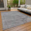 Machine Washable Indoor/Outdoor Claudian ACN1631 Pewter 3' x 5' Rug-104235972