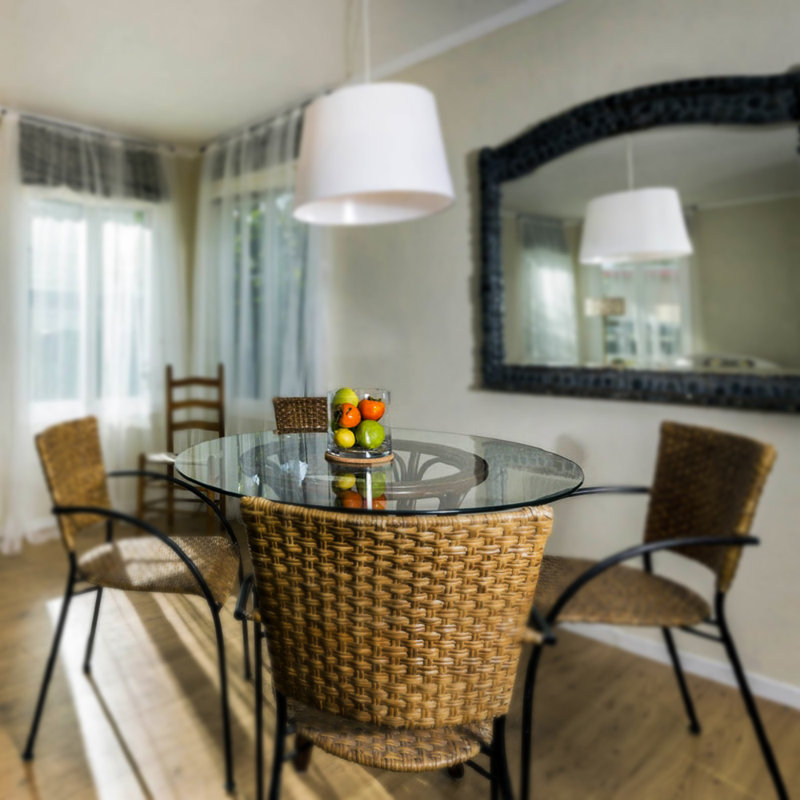 Plateau de table Grafton, H 0,38 po x l 34 po x P 34 po