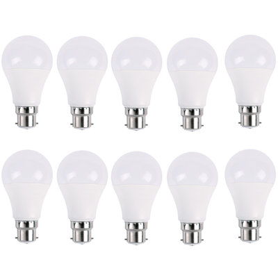 60W Equivalent A60 BA22d/Bayonet Cap 6000K LED Bulb