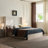 Upholstered Wingback Bed