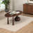 Light luxury solid wood chestnut coffee table