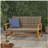 HAMPTON WOOD + WICKER LOVESEAT