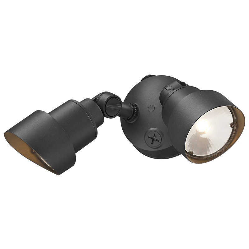 Mckean 24-Watt LED Dusk to Dawn Outdoor Security Spot Light, Black