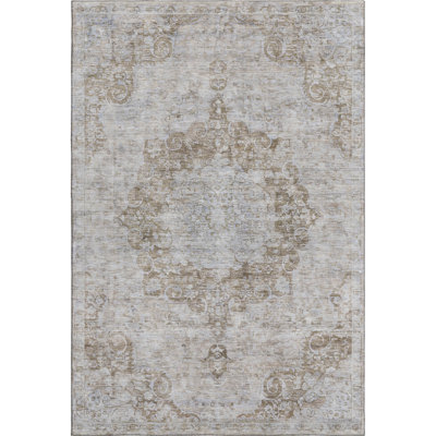 Premium Machine Washable Barry AMF1238 Global Rug