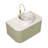 30" Single Wall Mounted Bathroom Vanity Set With Marble Vessel Sink,Light Green-1988561114-1988561115