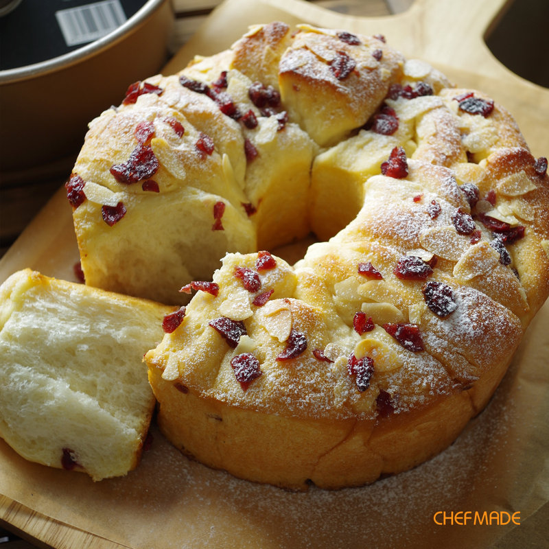 CHEFMADE 6 Inch Angel Food Cake Pan, 3.5" H x 6.7" L x 6.7' W
