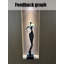Ornement figurine d'art abstrait italien en résine