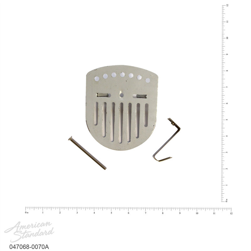 Stainless Steel 4" Urinal Strainer with Screws