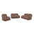 2250 Brown Glider recliner