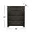 Sakcham 38'' W 4 - Drawer Dresser