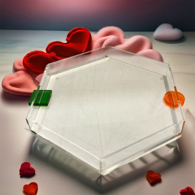 Orange/Green Handle Trays