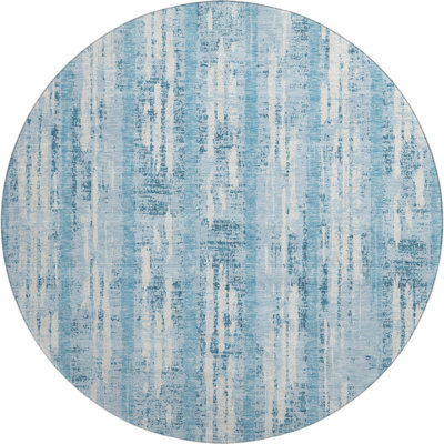 Premium Machine Washable Prisco Sky Rug