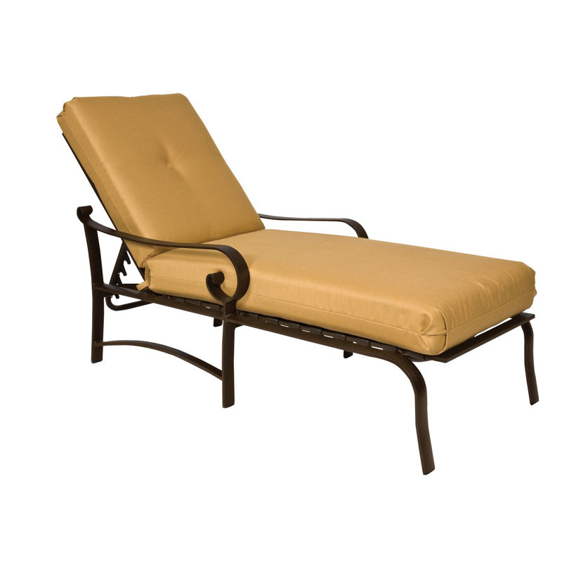 Chaise longue réglable, Graphite, Toile bleu marine