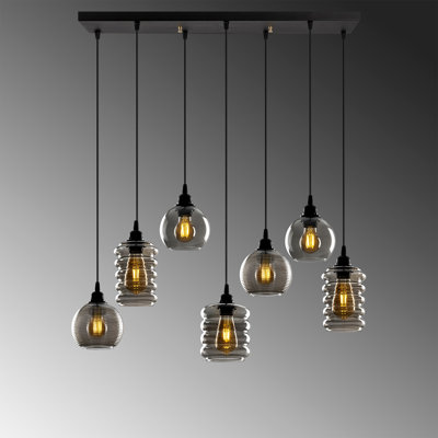 Azsa Kitchen Island Geometric Chandelier