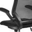 Mid-Back Mesh Ergonomic Drafting Chair with Adjustable Foot Ring and Flip-Up Arms-579878737