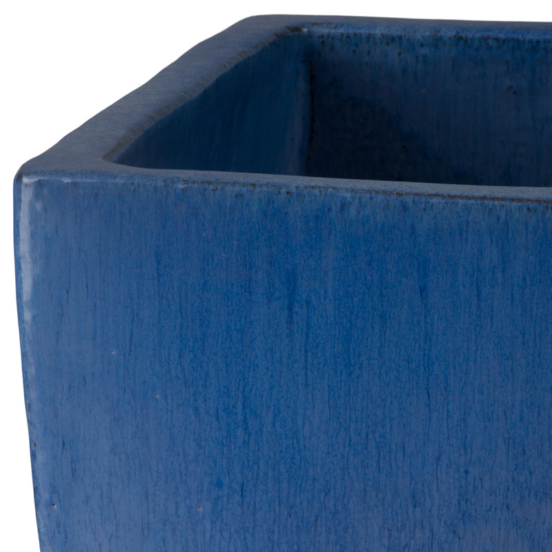 PLATEAU CARRE QUAD, NEIGE, Bleu, H 29,5 po x l 16,5 po x P 16,5 po