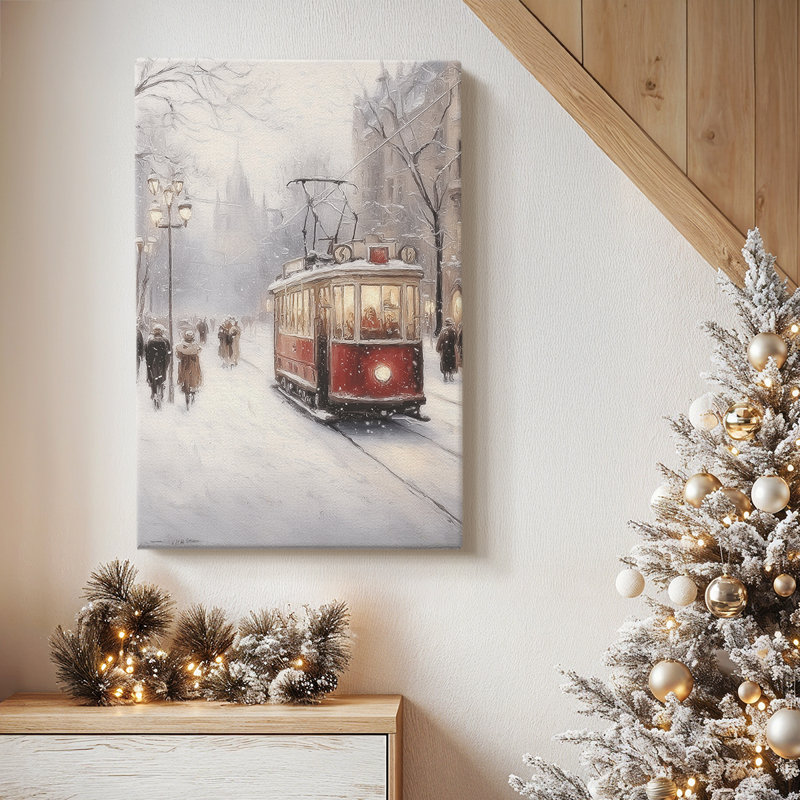 Toile tendue Frostlit Dawn, H 18 po x l 12 po