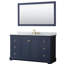 Ensemble de meuble-lavabo simple 60 po avec miroir Avery-97851023-97851026