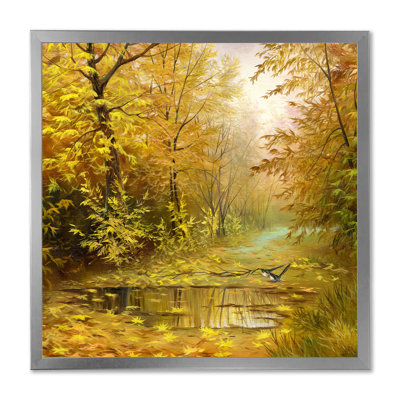 «Beautiful Yellow Yellow Landscape», impression sur toile