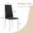  Kinli Modern 15" Wide Top Leather Modern Dining And Conference Chair（Set of 6）-915567140