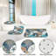 Ensemble de 3 tapis de salle de bain Golden Mountain View-129169174