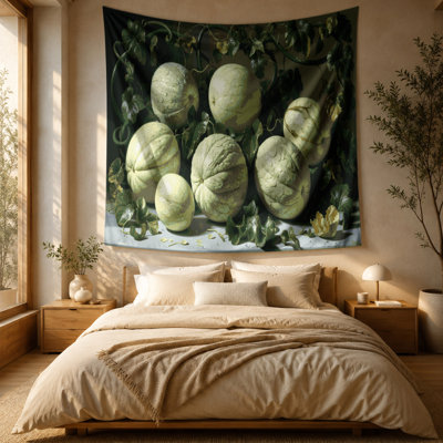 Tapisserie murale de melon d'hiver