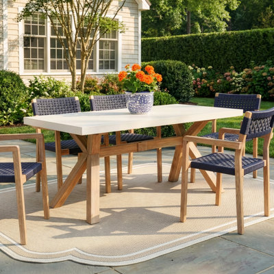 Fleur 74'' Outdoor Dining Table