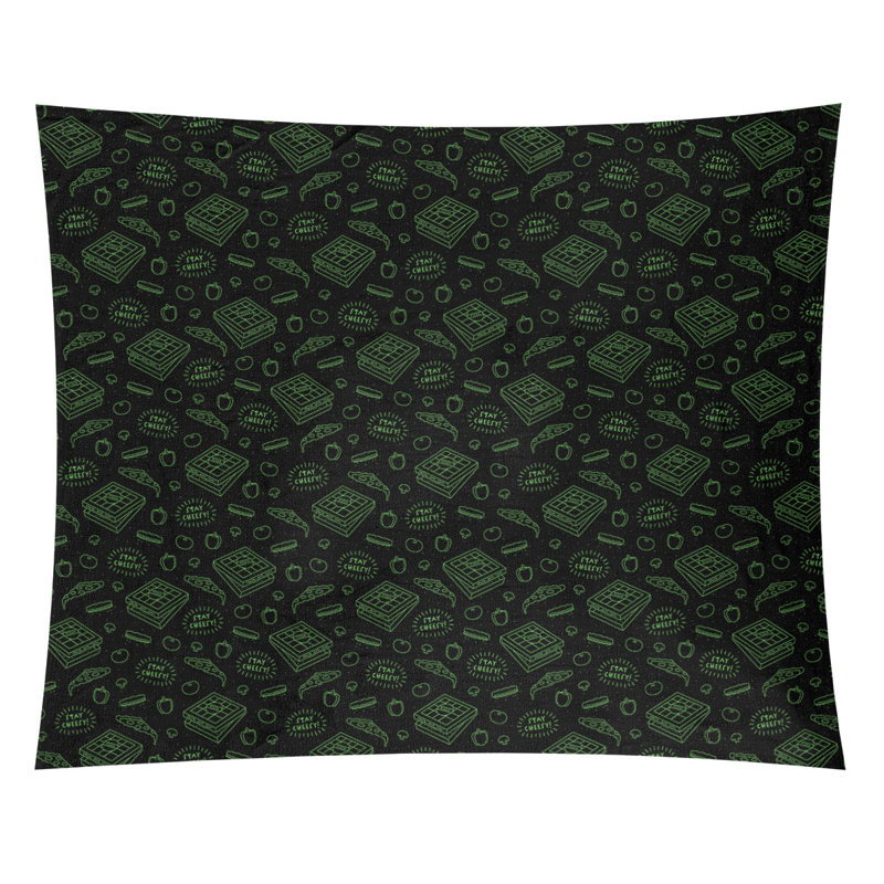 Tapisserie elizabeth pizza par katelyn Kitterman, Intérieur, H 54 po x l 63,5 po