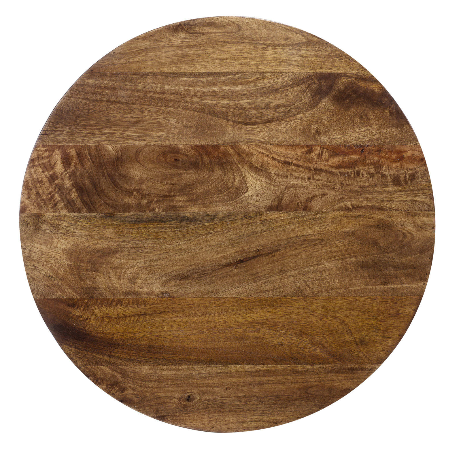 Vivenne Mango Wood End Table, Walnut
