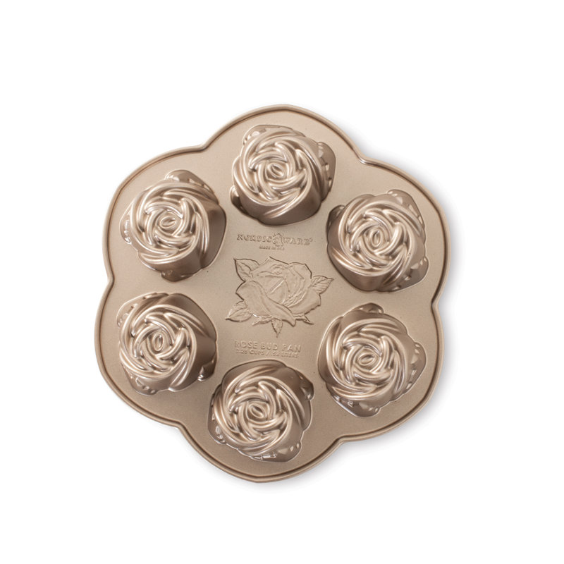 Mini moule à gâteau à boutons de roses antiadhésifs Nordic Ware