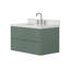   Ensemble de meuble-lavabo mural rectangulaire simple 36 pouces avec comptoir en quartz blanc pur 1,5 pouces Ensuko-1280237275-1280237272