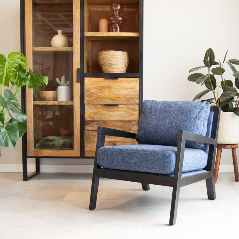 Alcantar Armchair, Blue