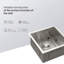Évier de cuisine encastrable 13 po - 13 po x 15 po x 9 po - Évier de cuisine en acier inoxydable encastrable à profondeur unique de calibre 16 de 9 po