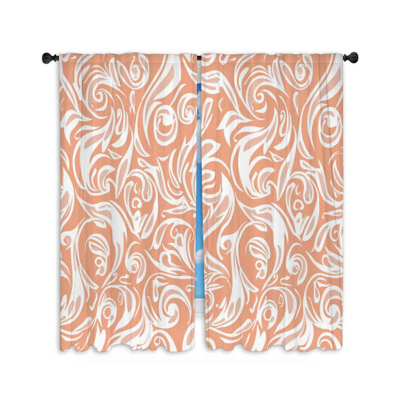 Paire de rideaux obscurcissant en polyester, L 56 po x L 80 po