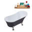 1399.5mm x 680.7mm Freestanding Soaking Acrylic Bathtub-521847183-521847182