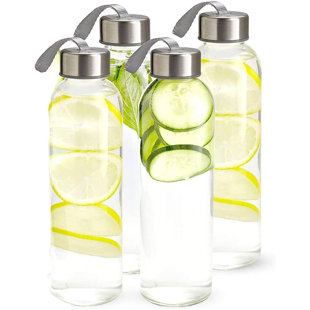 Kitchen Lux Glass Water Bottle