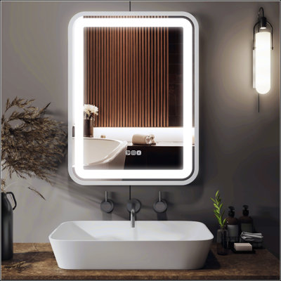 Innovative Bathroom Vanity Mirror With Smart LED And Anti-Fog Function For Wall Mounting