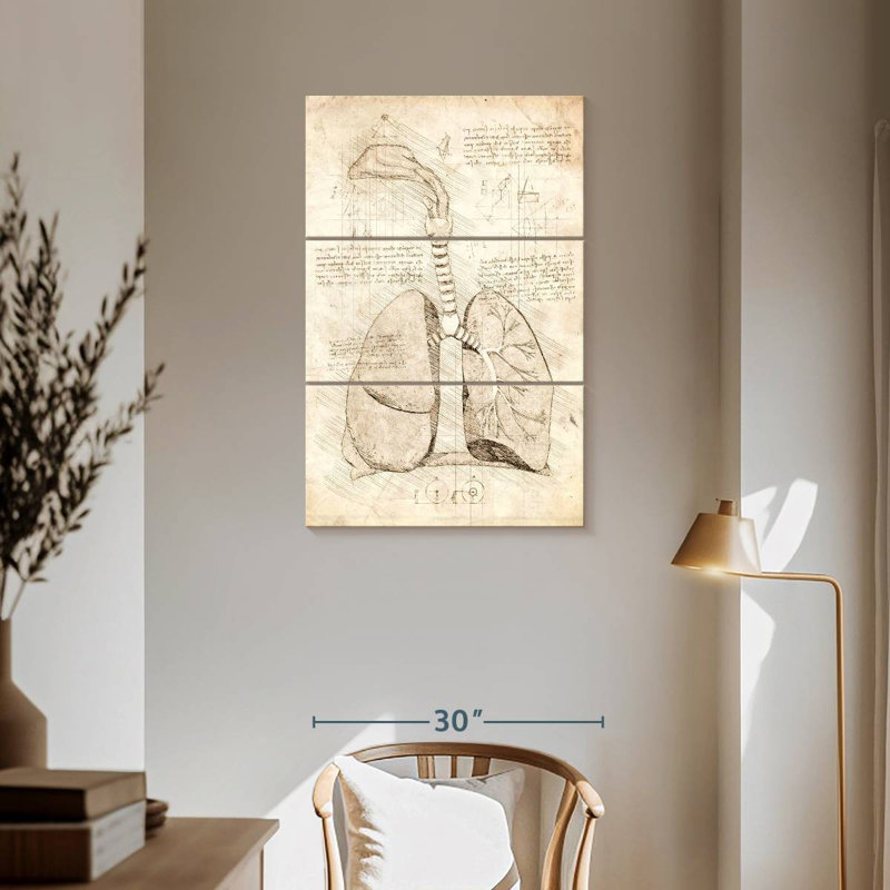 Keiri Human Respiratory System, 57'' H x 36'' W